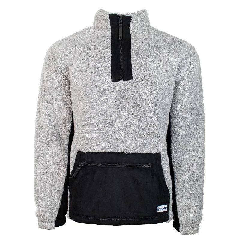 Men's Hoodies for Ice FishingYouth "Hooey Fleece Pullover" Grey w/Black Detailing